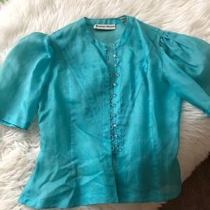 Vintage Albert Nipon three piece set with tie belt